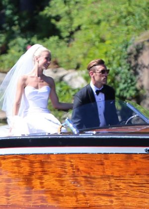 Julianne Hough - Marries Brooks Laich in an outdoor wedding in Cour d 'Alene